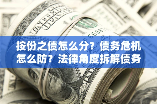 北京按份之债怎么分？债务危机怎么防？法律角度拆解债务分配与风险自保指南