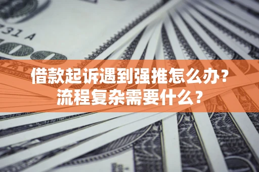 北京借款起诉遇到强推怎么办？流程复杂需要什么？