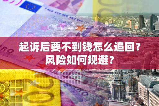 北京起诉后要不到钱怎么追回？风险如何规避？