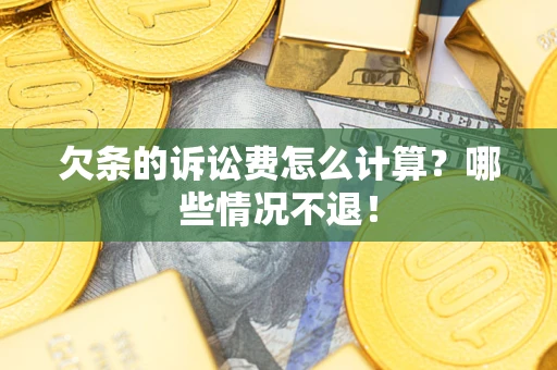 北京欠条的诉讼费怎么计算?哪些情况不退! 北京欠条的诉讼费怎么计算?哪些情况不退!