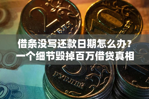 北京借条没写还款日期怎么办？一个细节毁掉百万借贷真相
