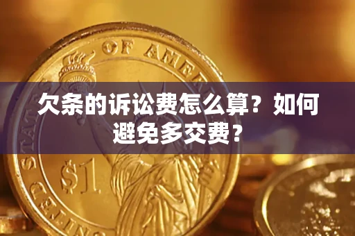 北京欠条的诉讼费怎么算？如何避免多交费？