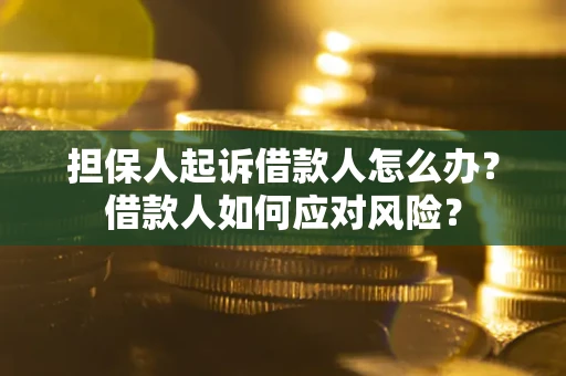北京担保人起诉借款人怎么办？借款人如何应对风险？