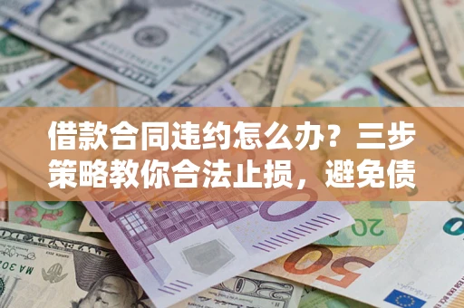 北京借款合同违约怎么办？三步策略教你合法止损，避免债务危机升级